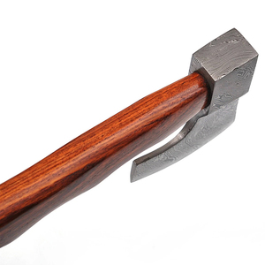 Pedidos a granel personalizados al por mayor, servicio OEM y ODM, hacha profesional de acero damasco con mango de madera dura hecho a mano de grado industrial - Product Image 3