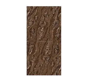 Full Polished Glaze Aura Brown Porcelana Cerâmica Ladrilhos 600mm X 600mm Azulejo Para Sala de estar Piso da Índia