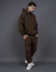 2025 Autumn Winter Pullover <b>Top</b> Pants Two Piece Set for Men Hoodie Tracksuit Sportswear Casual Outfits with Plus Size Option - Product Image 2