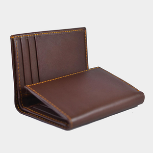 Cartera Delgada de Cuero Genuino para Hombre Joven, Diseño Personalizado - Product Image 4