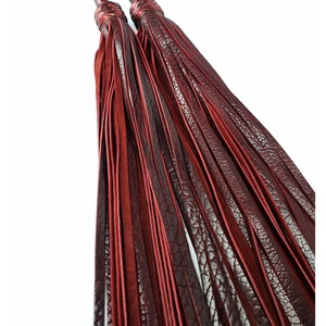 JEXMOO Fouets en cuir faits main personnalisés, outils artisanaux, noir, nouvelle arrivée, 2 ensembles d'équipements de bondage pour adultes, international - Product Image 3