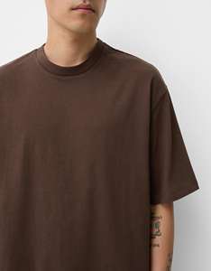 Logotipo personalizado 100% algodón de alta calidad respetuoso con el medio ambiente transpirable Boxy Fit de gran tamaño hombro caído recortado Hip Hop camisetas para hombres - Product Image 2