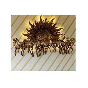Colgantes de pared de metal de calidad superior Decoración de pared Arte de pared de aluminio para el hogar Hotel Sala de estar Lujo a bajo precio de la India - Product Image 5