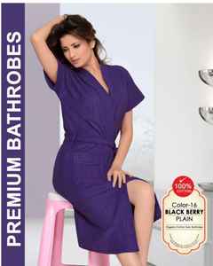 Hot Selling Easy Customised Cotton Hotel BathrobeTowel Hotel Kimono <b>Waffle</b> Weave Bath Robe - Product Image 2