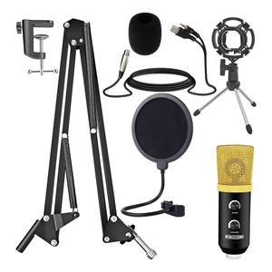 5Core Recording <b>Microphone</b> Podcast Bundle Professional <b>Condenser</b> Cardioid Mic Kit w Boom Arm - Product Image 1