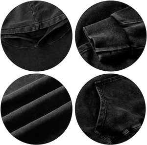 Sweats à capuche surdimensionnés en polaire Sweat à capuche pour homme avec logo personnalisé unisexe en gros d'usine - Product Image 5