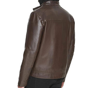 Chaqueta de cuero para hombre de diseño personalizado y abrigo de cuero único para hombre para invierno cálido y uso diario - Product Image 3