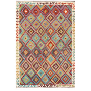 พรมกิลิมไมมาณา อัฟกานิสถาน ขนาด 296 x 201 ซม. สำหรับตกแต่งบ้าน - Product Image 1