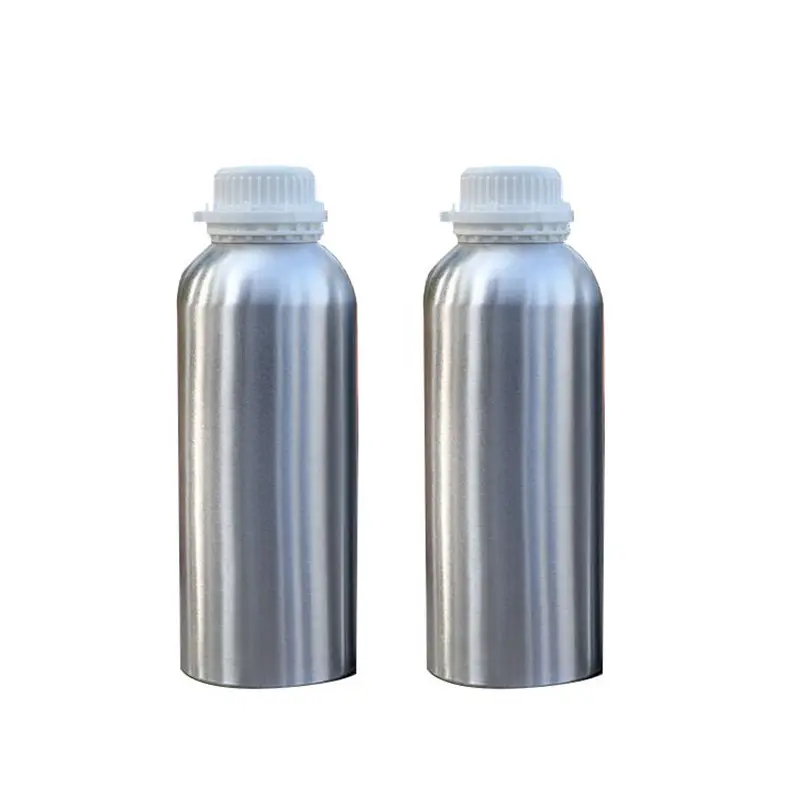 Squisiti flaconi di lozione cosmetica in alluminio da 200ml 350ml 500ml e 1000ml su misura con tappi in PP Premium