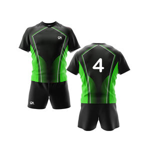 2025 100% Polyester Respirant Rugby Uniforme Équipe Porter Hommes Rugby Uniforme OEM Service Conception Rugby Uniforme - Product Image 3