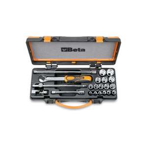 BETA Jeu de douilles hexagonales 16 pièces avec 5 accessoires - Product Image 2