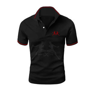 Casual Polo <b>Shirt</b> For <b>Men</b> <b>With</b> Ribbed <b>Collar</b> And Soft Stretch Fabric Design Lightweight Polo <b>Shirt</b> - Product Image 1