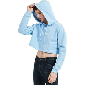 NOUVEAU Sweats à capuche personnalisés de haute qualité en coton épais Pullover vierge Sweats à capuche courts à épaules tombantes pour hommes - Product Image 2