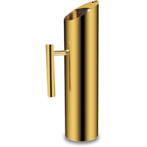 Jarra de cobre con acabado pulido para jarra de agua de Metal con diseño grabado de Ayurveda Doctor con asa para beber - Product Image 4