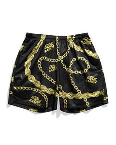 Double Couche Sublimation Plain 100% Polyester Street Wear Sets Sports Short Inseam Gym Blank Basketball Custom Mesh Men's Shorts - Product Image 5