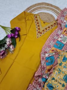 ชุดซอลวาร์วิสคอตตอน3ชิ้นสำหรับปาร์ตี้งานแต่งงานและงานเทศกาลจากอินเดีย - Product Image 6