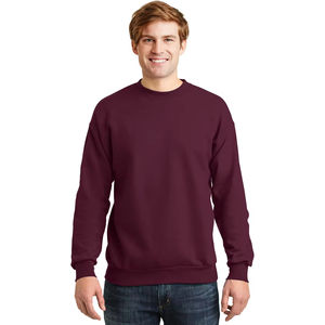 High Quality Custom <b>Men's</b> Crew Neck Fleece Top OEM Service Embroidered Winter Regular Hoodies Custom Color - Product Image 4