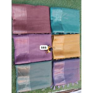 High-Quality Designer Soft Silk Floor-Length Saree for Young Women | Embossed <b>Glitter</b> Prints & Tassels, Perfect for Party Wear - Product Image 2