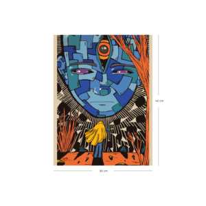 Impression artistique Blue Face de Soyu pour la décoration du salon - Product Image 3