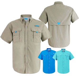 Camisa de Pesca Personalizada Unisex, Transpirable, Talla Grande, Secado Rápido, UPF 50+, 100% Poliéster, Impresión por Sublimación Completa, Manga Corta con Spandex - Product Image 6