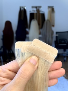ลดราคา! ผมแท้ 100% บราซิลเลี่ยน เรมี่ ย้อมสี ต่อผมแบบเทป  ไหมตรงแบบเวฟ คุณภาพสูง เย็บสองชั้นด้วยเครื่องจักร - Product Image 1