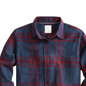 T-shirt en flanelle fabriqué au Pakistan, tissu durable avec une coupe confortable, idéal pour les saisons d'automne et d'hiver, en gros - Product Image 5