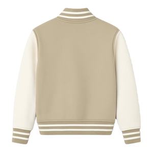 แจ็คเก็ตแขนเสื้อแบบวาร์ซิตี้ แจ็คเก็ตเบสบอลวาร์ซิตี้ ผ้าคอตตอนผสม แจ็คเก็ตเลตเตอร์แมนสั่งทำพิเศษ โดย HAIDIIII SPORTS 2026 - Product Image 5