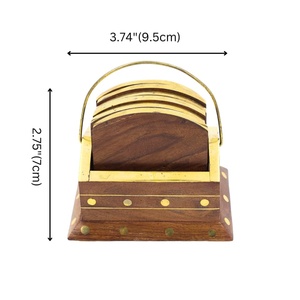 Posavasos de madera de la mejor calidad, posavasos de mesa decorativos asequibles para restaurantes, cafeterías y decoración del hogar - Product Image 2