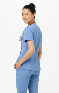 Trendy Look Unisex Jogger Scrub Pant Tela de fácil cuidado Medical Scrubs Sets Bordado Logo 280Gsm Mezcla de algodón Hospital Scrubs - Product Image 6