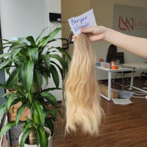 Soft Tips Hair Bergen Blonde Natural Wave | Extensions de cheveux humains Conseils de kératine | Cheveux bruts Genius Weft Prix de gros LINU Hair - Product Image 5