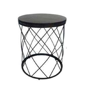 Wire Design Iron Metal <b>Stool</b> Black Finished Perfect For Home Living Room Decorative Furniture Ottoman and <b>Stools</b> - Product Image 1