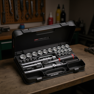 Juego de Llaves de Tubo Facom de 1/2'' Métricas de 6 Puntas, Kit de Herramientas de 30 Piezas - Product Image 3