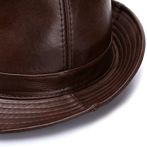 Sombreros de Cuero Personalizables de Alta Calidad, Transpirables, para las Cuatro Estaciones, Talla Ajustable, Estilo Casual - Product Image 4
