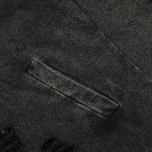 เสื้อมีฮู้ดสำหรับผู้ชายแบบไม่มีแขนเสื้อมีฮู้ดสำหรับฤดูหนาวสไตล์สตรีทขนาดใหญ่กำหนดได้เอง - Product Image 5