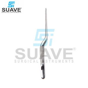 Pince à épiler dentaire en acier inoxydable pince à épiler incurvée dentelée ensemble blanchiment des dents outils de dentiste par SUAVE INSTRUMENTS SURGICAUX - Product Image 4