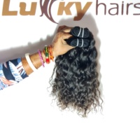 Extensions de cheveux humains vierges vietnamiens ondulés 100 % naturels, doux et lisses, en queue de cheval, double trame, ondulation profonde lâche, vente en gros