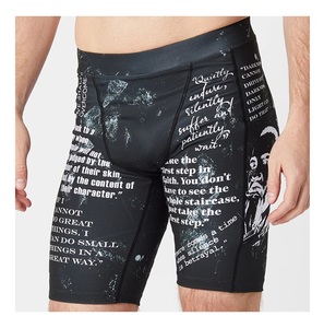 Pantalones cortos de compresión de cintura elástica de color personalizado más vendidos a la venta - Product Image 1