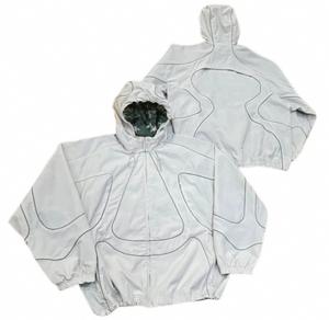 Ensemble coupe-vent personnalisé pour hommes, survêtement réfléchissant, coupe-vent en nylon, survêtement - Product Image 5