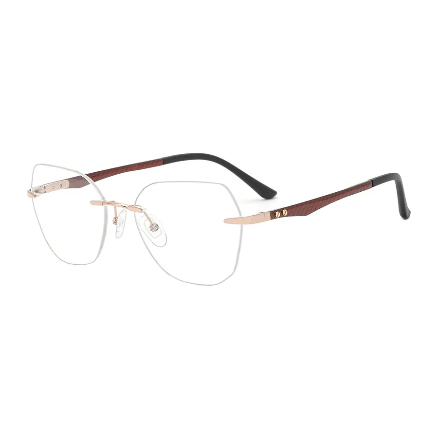 Yuvarlak alaşım Ultralight göz gözlük gözlük tasarım cam gözlük çerçeveleri gözlük gözlük çerçeveleri