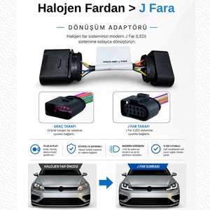 Adaptador de Conversión de Faros Halógenos a LED con Aislamiento de PVC - Arnés de Cableado para Actualización de Faros Delanteros de Golf 7 (Conductor de Cobre Estañado IP20) - Product Image 2