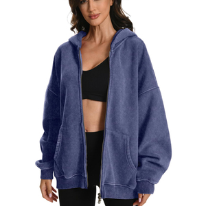 Sudadera con Capucha Extra Grande y Moderna para Mujer, Nueva Moda 2026, Sudadera con Capucha y Cremallera de Manga Larga para Mujer - Product Image 4