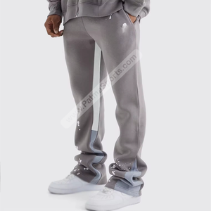 กางเกงวอร์มลำลองเอวกลางแบบกำหนดเองน้ำหนักเบาหลากหลายสีสไตล์สตรีทจ็อกเกอร์ผูกเชือก100% ผ้าฝ้ายระบายอากาศ - Product Image 1