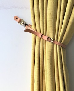 Window Treatment Leather Curtain Tie Back Minimalist Leather Curtain Tie-Back New Home Decor - Product Image 1