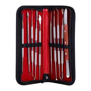 Juego de 10 piezas Kit de tallado de cera Cuchillo de escultura quirúrgica dental Kit de herramientas de Instrumentos dentales Etiquetado privado para compradores mayoristas - Product Image 1