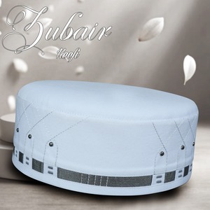 Casquette Zubair Kufi fabriquée à la main pour hommes couvre-chef islamique léger et confortable pour la prière et un usage quotidien Logo personnalisé 2025 - Product Image 6