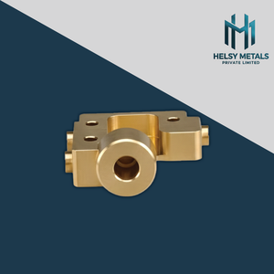 Bloc usiné CNC de haute précision en laiton VMC avancé avec une conductivité supérieure pour les assemblages mécaniques - Product Image 2