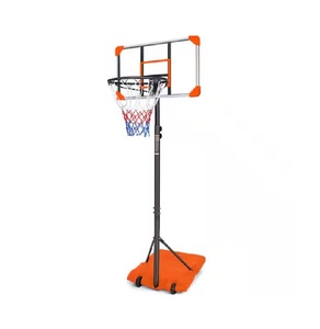 Équipement de basketball durable pour l'extérieur et l'intérieur, incluant une plaque acrylique de 54 pouces et une base portable robuste. - Product Image 2
