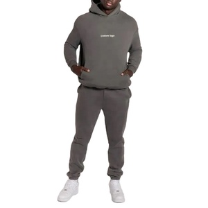 2023 vente en gros pull à capuche personnalisé athlétique poids lourd hommes sweats à capuche coton Streetwear sweats à capuche surdimensionnés pour hommes en vrac - Product Image 4