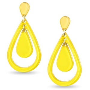 Boucles d'oreilles en résine de style ange faites à la main de haute qualité 3D Craft From India Model Pattern Prix de gros - Product Image 1