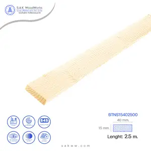 Best Price Luxury Eco Durable Russian Pine Spruce Timber Wood Batten for Wooden Furniture Build in 15x40x2500mm SAK Woodworks